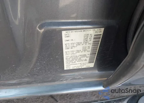 2019 Nissan Frontier Sv z USA, uszkodzony, nr VIN 1N6AD0ER6KN742373